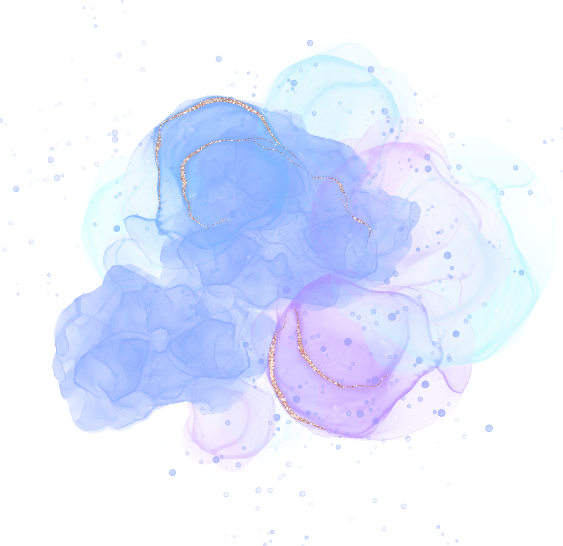 Blue and purple visual representation